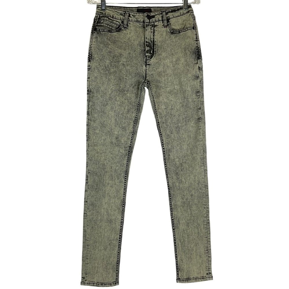 Comune Jeans Womens Sz 29 Gray Acid Wash Baelyn Skinny High Rise Stretch $128 Nw